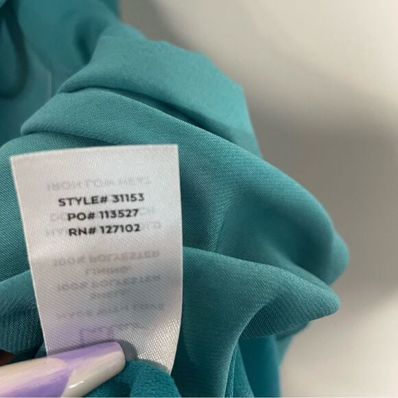 Revolve LULUS Power of Chic Tie Back Satin Evening Midi Dress - Picture 12 of 12